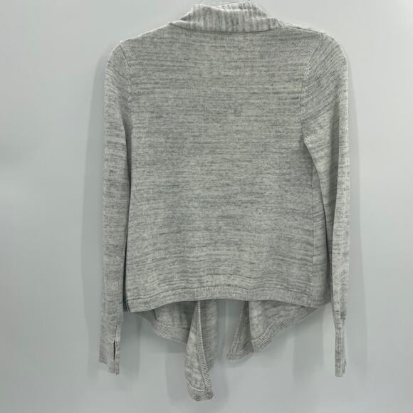 IVIVVA By Lululemon Knit Sweater Girls Size 14 Cotton Blend Open Front Cardigan - Picture 6 of 7